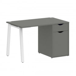 Cтолик для ноутбука ХОМЕ ОФФИCЕ ВР.СП-3-118.1.А Металлик/Белый металл / Cтолик HOME OFFICE VR.SP-3-118.1.A