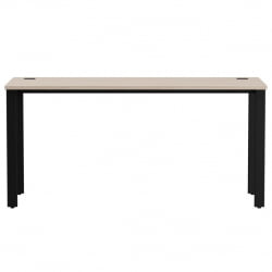 Стол прямой на металлокаркасе, опоры 90 гр Everprof EVO 254S008 Дуб Соната Черный