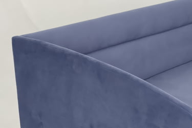 Кровать  0.9 Альба (Софа) КМ.S-16 топаз (велюр)