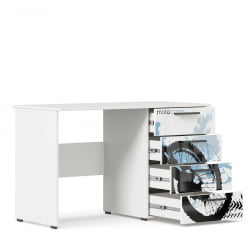 Стол Мотокросс ЛД 535.060.000 Серый шелк с фотопечатью