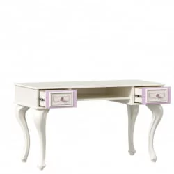 Стол письменный с полкой навесной Маркиза 03 Алебастр