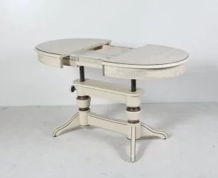 Стол-трансформер Лира-5 (1м) тон 2 с коричневой патиной