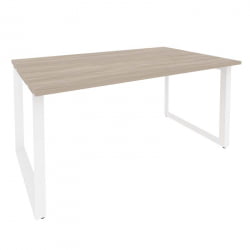 Стол переговорный (1 столешница) ОНИКС О.МО-ПРГ-1.4 Дуб Аттик/Белый / ONIX O.MO-PRG-1.4