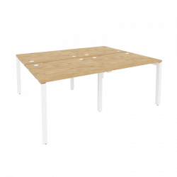 Рабочая станция на П-образном м/к ONIX O.MP-D.RS-4.1.8 Тиквуд Светлый/Белый