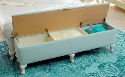 Банкетка 1520 Луиза ЛД 665.150.000 Алебастр Мятный