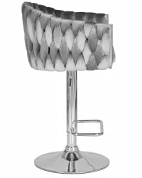 Стул барный DOBRIN MARCEL Серый велюр MJ9-75