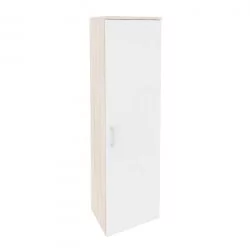 Гардероб узкий (правое исполнение) ONIX O.GB-1(R) Денвер Светлый/Белый