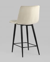 Стул полубарный Джанго велюр Бежевый