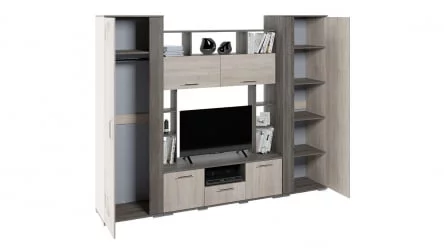 Набор мебели для общей комнаты Белла Дуб сонома с рисунком