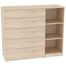 Комод Калисто(K39)1147х1352х468PUSHtoOPEN(Белый)