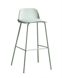 Стул полубарный Mist Серо-зеленый