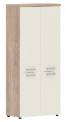 Шкаф с глухими средними и малыми дверьми Torr LUX TLHC 85.3 Дуб Каньон Латте