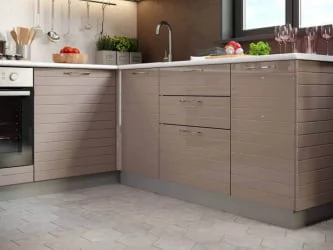 Тумба кухонная 600 с 2 ящиками (4) Анастасия ЛД 031.053.000 М Капучино