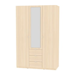 Шкаф распашный Р-198х135х45-3-ТР-М(ДМ) / R-198х135х45-3-TR-M(ДМ)