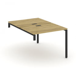 Двойной стол-надставка на опорную тумбу CONCEPT CN.DSN-001 Кобо Антрацит