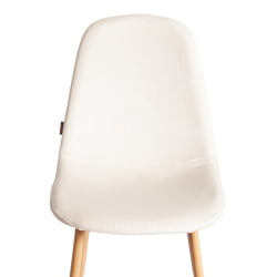 Мягкий стул БРЕЕЗЕ (мод. ДЖСC-58) Велюр/металл , 44 х 53 х 86 см, Лигхт беиге (светло-бежевый) ХЛР1 / натуральный / BREEZE (mod. JSC-58) Light beige HLR1