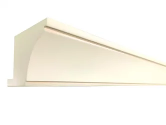 Шкаф торцевой закрытый с колоннами лев/прав Милана 23.16 Сосна Астрид/Ваниль