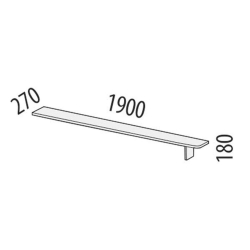 Полка Фреска 66.31 (лев/прав)