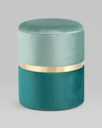 Пуф Кэрри с ящиком велюр Бирюзовый