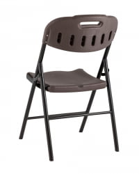 Стул складной банкетный коричневый под дерево