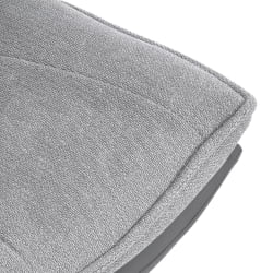 Кресло лаунж Cosmo велюр/букле/экокожа, VT shape silver/графит