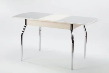 Стол обеденный Чикаго КЗ(6191) крем,крокодил коричневый