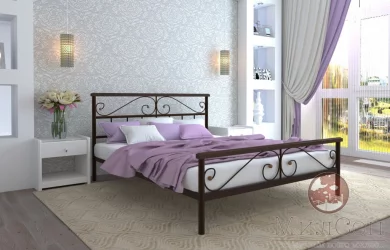 Кровать Эсмеральда plus 1200х1900 Коричневая