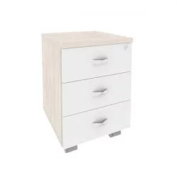 Тумба мобильная ONIX O.TM-3 Денвер Светлый/Белый