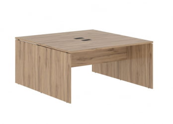 Рабочая станция ЕДИС ЕД2СТ 1580 Дуб Денвер светлый Черный / EDIS ED2ST