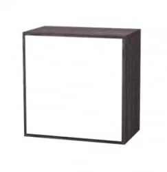 Модульный шкаф Куб К06 Белый софт Ясень черный