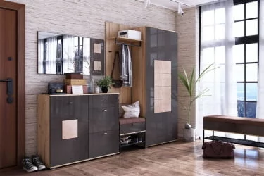 Банкетка 600 Фиджи ЛД 659.360.000 Дуб золотой Антрацит