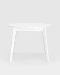 Раздвижной овальный стол Rondo 100-135 Белый