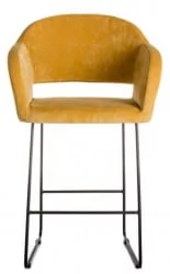 Стул полубарный Oscar ПБ Желт/Линк