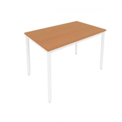 Стол письменный на металлокаркасе SLIM SYSTEM С.СП-4 Груша-Белый