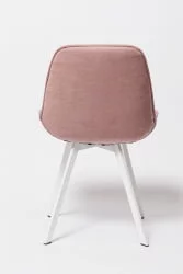 Стул К 21 white Розовый (PС 12\б)