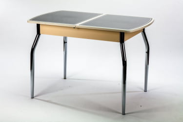 Стол обеденный Чикаго КЗ(6191) крем,крокодил коричневый