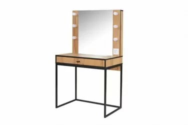 Туалетный стол Берген 2 Дуб Крафт Золотой Черный