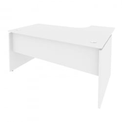 Стол эргономичный левый ОНИКС О.СА-4Л Белый Бриллиант / ONIX O.SA-4L