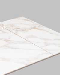 Стол раскладной Мармер 120-180*80*76 см керамика капучино / Marmer