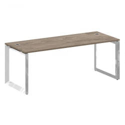 Стол рабочий руководителя на О-образном м/к ONIX DIRECT LUX M-O.MO-SRR-6.8 Тиквуд темный