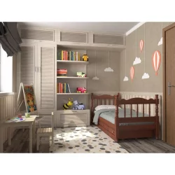 Кровать Алёнка 200х90 Орех