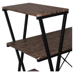 Стол на металлокаркасе BRABIX LOFT CD-004 Мореный дуб