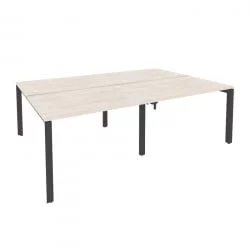 Рабочая станция на П-образном м/к ОНИКС О.МП-Д.РС-4.2.8 Денвер Светлый/Антрацит / ONIX O.MP-D.RS-4.2.8