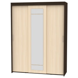 Шкаф-купе T-3-230х175х60-M(Венге-ДМ-7)