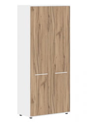 Шкаф с глухими дверьми ЕДИС ЕХCС 85.1 Дуб Денвер светлый Белый Белый / EDIS EHCS