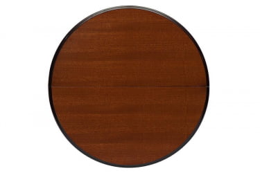 Раздвижной овальный стол Siena ( SA-T4EX) дерево гевея/мдф, 90+30х90х75см, MAF Brown