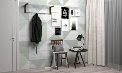 Вешалка Вестон Металлик / Венге