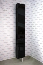 Поворотный шкаф в черном стекле Lupo Black Черный