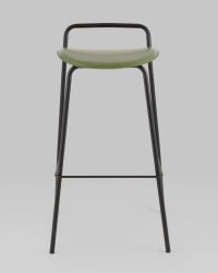 Стул барный Mantis экокожа зеленый