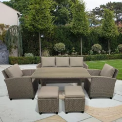 Комплект плетеной мебели АФМ-310Б Беиге/Грей / AFM-310B Beige/Grey